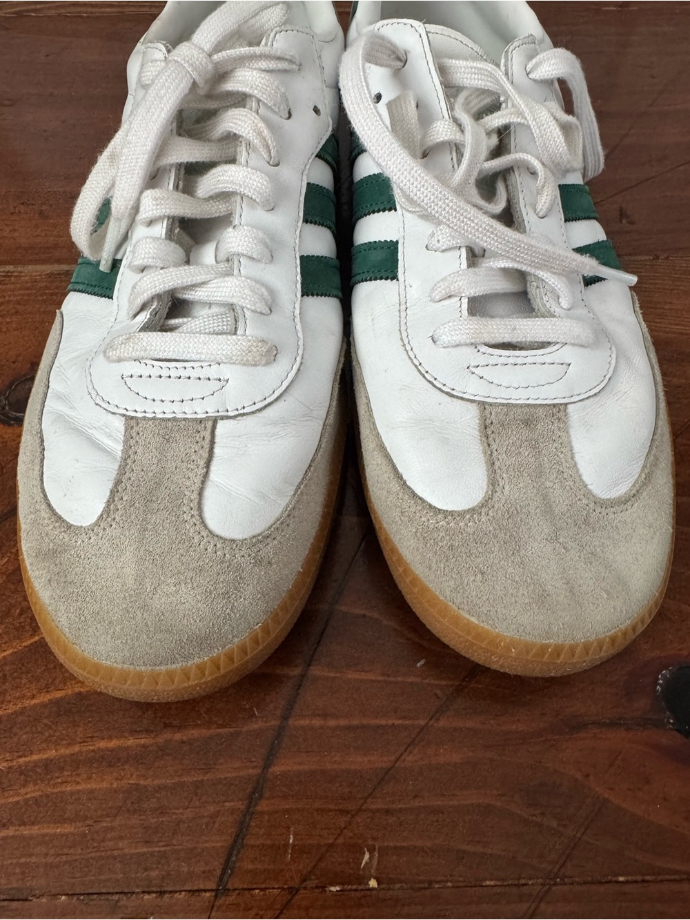 adidas Samba OG Collegiate Green Stripes and Gum Sole. Size 14 - Picture 9 of 10